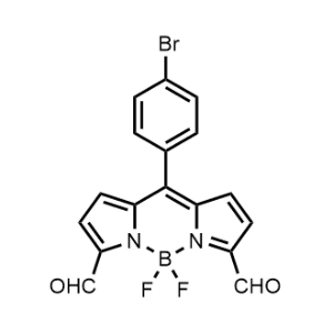 10-(4-Bromophenyl)-5,5-difluoro-5H-4λ4,5λ4-dipyrrolo[1,2-c:2',1'-f][1,3,2]diazaborinine-3,7-dicarbaldehyde|CS-1365051