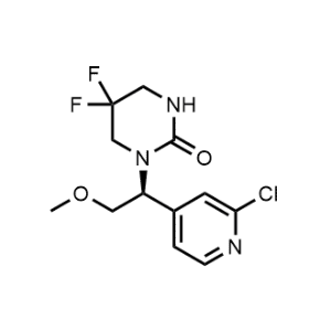 (S)-1-(1-(2-Chloropyridin-4-yl)-2-methoxyethyl)-5,5-difluorotetrahydropyrimidin-2(1H)-one|CS-1365138