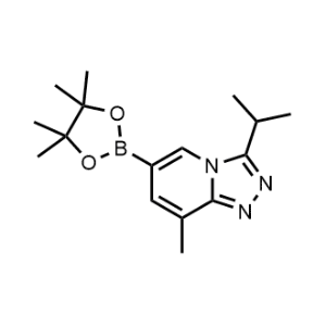 3-Isopropyl-8-methyl-6-(4,4,5,5-tetramethyl-1,3,2-dioxaborolan-2-yl)-[1,2,4]triazolo[4,3-a]pyridine|CS-1365140