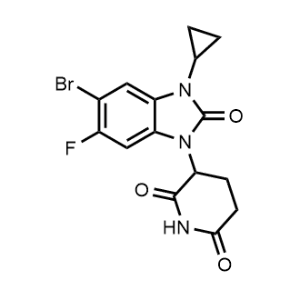 3-(5-Bromo-3-cyclopropyl-6-fluoro-2-oxo-2,3-dihydro-1H-benzo[d]imidazol-1-yl)piperidine-2,6-dione|CS-1365145