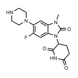 3-(6-Fluoro-3-methyl-2-oxo-5-(piperazin-1-yl)-2,3-dihydro-1H-benzo[d]imidazol-1-yl)piperidine-2,6-dione|CS-1365148