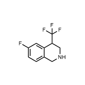6-Fluoro-4-(trifluoromethyl)-1,2,3,4-tetrahydroisoquinoline|CS-1365151