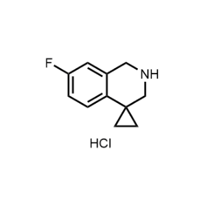 7'-Fluoro-2',3'-dihydro-1'H-spiro[cyclopropane-1,4'-isoquinoline] hydrochloride|CS-1365155