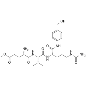 Methyl (S)-4-amino-5-(((S)-1-(((S)-1-((4-(hydroxymethyl)phenyl)amino)-1-oxo-5-ureidopentan-2-yl)amino)-3-methyl-1-oxobutan-2-yl)amino)-5-oxopentanoate|CS-1365408