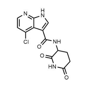 4-Chloro-N-(2,6-dioxopiperidin-3-yl)-1H-pyrrolo[2,3-b]pyridine-3-carboxamide|CS-1365473