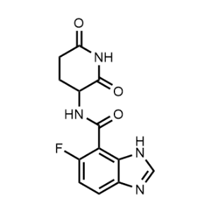 N-(2,6-Dioxopiperidin-3-yl)-6-fluoro-1H-benzo[d]imidazole-7-carboxamide|CS-1365514