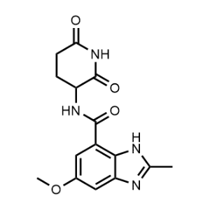 N-(2,6-Dioxopiperidin-3-yl)-5-methoxy-2-methyl-1H-benzo[d]imidazole-7-carboxamide|CS-1365539