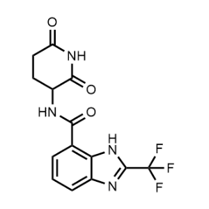N-(2,6-Dioxopiperidin-3-yl)-2-(trifluoromethyl)-1H-benzo[d]imidazole-7-carboxamide|CS-1365540