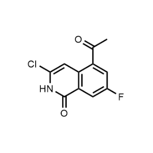 5-Acetyl-3-chloro-7-fluoroisoquinolin-1(2H)-one|CS-1365550