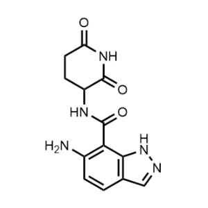 6-Amino-N-(2,6-dioxopiperidin-3-yl)-1H-indazole-7-carboxamide|CS-1365567