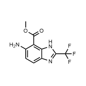 Methyl 6-amino-2-(trifluoromethyl)-1H-benzo[d]imidazole-7-carboxylate|CS-1365570