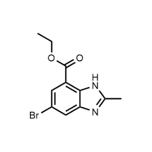 Ethyl 5-bromo-2-methyl-1H-benzo[d]imidazole-7-carboxylate|CS-1365576