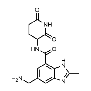 5-(Aminomethyl)-N-(2,6-dioxopiperidin-3-yl)-2-methyl-1H-benzo[d]imidazole-7-carboxamide|CS-1365578