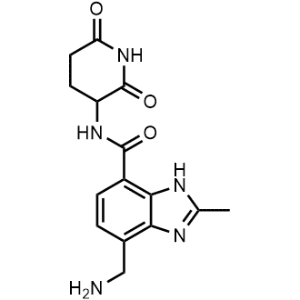 4-(Aminomethyl)-N-(2,6-dioxopiperidin-3-yl)-2-methyl-1H-benzo[d]imidazole-7-carboxamide|CS-1365581