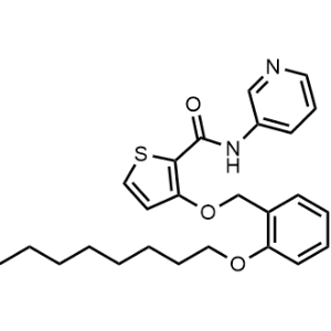 3-((2-(Octyloxy)benzyl)oxy)-N-(pyridin-3-yl)thiophene-2-carboxamide|CS-1366026