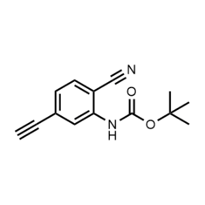 tert-Butyl (2-cyano-5-ethynylphenyl)carbamate|CS-1366037