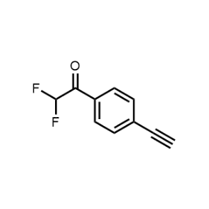 1-(4-Ethynylphenyl)-2,2-difluoroethan-1-one|CS-1366041