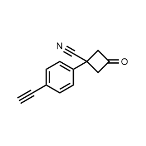 1-(4-Ethynylphenyl)-3-oxocyclobutane-1-carbonitrile|CS-1366064