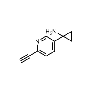 1-(6-Ethynylpyridin-3-yl)cyclopropan-1-amine|CS-1366088