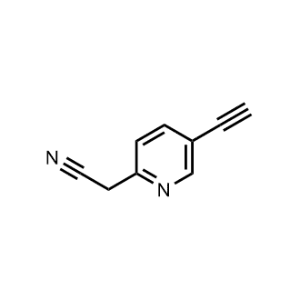 2-(5-Ethynylpyridin-2-yl)acetonitrile|CS-1366094
