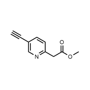 Methyl 2-(5-ethynylpyridin-2-yl)acetate|CS-1366096