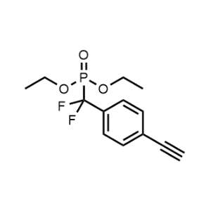 Diethyl ((4-ethynylphenyl)difluoromethyl)phosphonate|CS-1366104