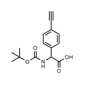 2-((tert-Butoxycarbonyl)amino)-2-(4-ethynylphenyl)acetic acid|CS-1366105