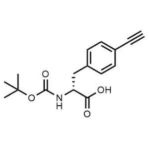 (R)-2-((tert-Butoxycarbonyl)amino)-3-(4-ethynylphenyl)propanoic acid|CS-1366114