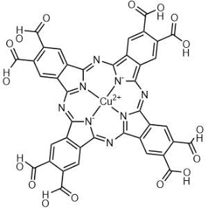 29H,31H-Phthalocyanine-2,3,9,10,16,17,23,24-octacarboxylic acid, copper complex|CS-1366121