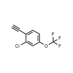 2-Chloro-1-ethynyl-4-(trifluoromethoxy)benzene|CS-1366255