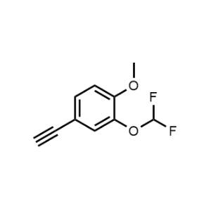 2-(Difluoromethoxy)-4-ethynyl-1-methoxybenzene|CS-1366264