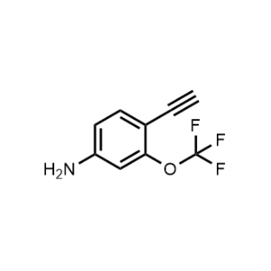4-Ethynyl-3-(trifluoromethoxy)aniline|CS-1366286