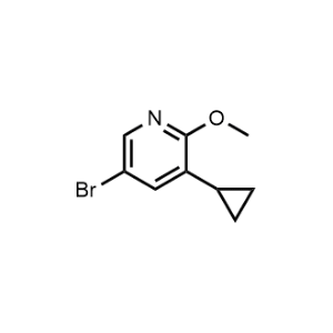 5-Bromo-3-cyclopropyl-2-methoxypyridine|CS-1366539