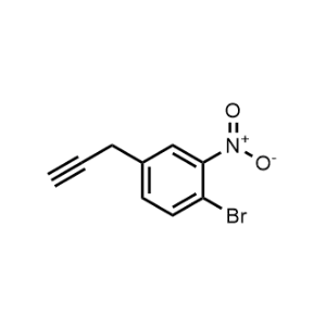 1-Bromo-2-nitro-4-(prop-2-yn-1-yl)benzene|CS-1366559