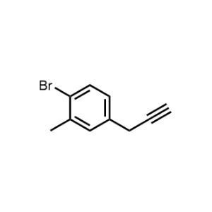 1-Bromo-2-methyl-4-(prop-2-yn-1-yl)benzene|CS-1366561