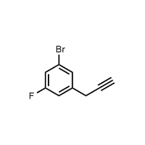 1-Bromo-3-fluoro-5-(prop-2-yn-1-yl)benzene|CS-1366563