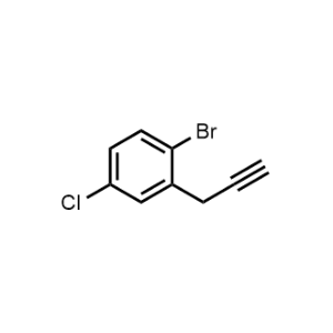 1-Bromo-4-chloro-2-(prop-2-yn-1-yl)benzene|CS-1366566