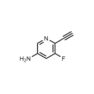 6-Ethynyl-5-fluoropyridin-3-amine|CS-1366578