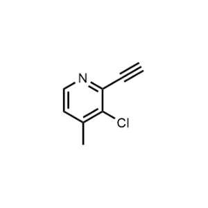 3-Chloro-2-ethynyl-4-methylpyridine|CS-1366594