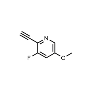 2-Ethynyl-3-fluoro-5-methoxypyridine|CS-1366598