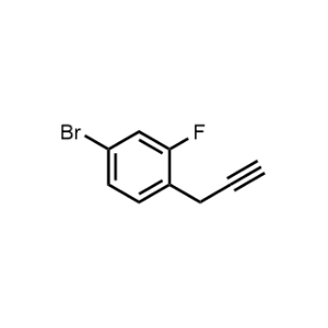 4-Bromo-2-fluoro-1-(prop-2-yn-1-yl)benzene|CS-1366610