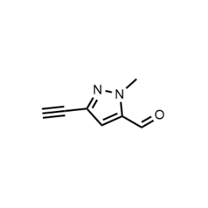 3-Ethynyl-1-methyl-1H-pyrazole-5-carbaldehyde|CS-1366632