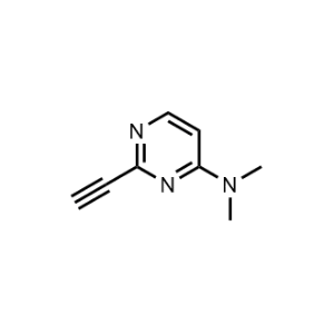 2-Ethynyl-N,N-dimethylpyrimidin-4-amine|CS-1366637
