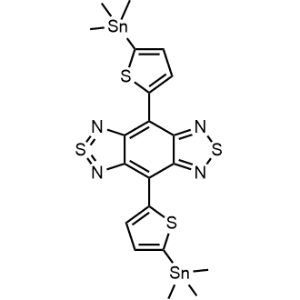4,8-Bis[5-(trimethylstannyl)-2-thienyl]-2λ4δ2-benzo[1,2-c:4,5-c']bis[1,2,5]thiadiazole|CS-1366745