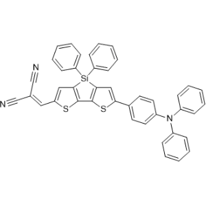 2-((6-(4-(Diphenylamino)phenyl)-4,4-diphenyl-4H-silolo[3,2-b:4,5-b']dithiophen-2-yl)methylene)malononitrile|CS-1366762
