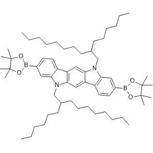 5,11-Bis(2-hexyldecyl)-3,9-bis(4,4,5,5-tetramethyl-1,3,2-dioxaborolan-2-yl)-5,11-dihydroindolo[3,2-b]carbazole|CS-1366780