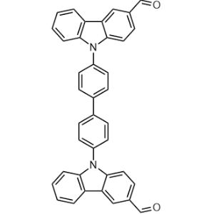 9,9'-([1,1'-Biphenyl]-4,4'-diyl)bis(9H-carbazole-3-carbaldehyde)|CS-1366806