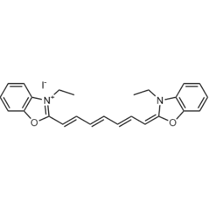 3-Ethyl-2-(7-(3-ethylbenzo[d]oxazol-2(3H)-ylidene)hepta-1,3,5-trien-1-yl)benzo[d]oxazol-3-ium iodide|CS-1366826