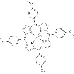 (SP-4-1)-[5,10,15,20-Tetrakis(4-methoxyphenyl)-21H,23H-porphinato(2-)-κN21,κN22,κN23,κN24]zinc|CS-1366911