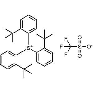 Methanesulfonic acid, trifluoro-, ion(1-), tris[(1,1-dimethylethyl)phenyl]sulfonium|CS-1367049